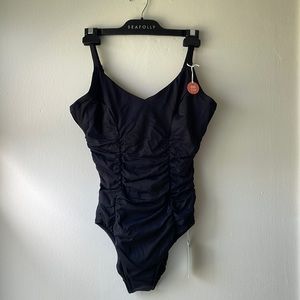 Seafolly DD Cup Maillot Womens US Size 10 Dd